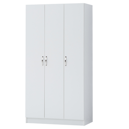 Essentials - 3 Door Double Wardrobe