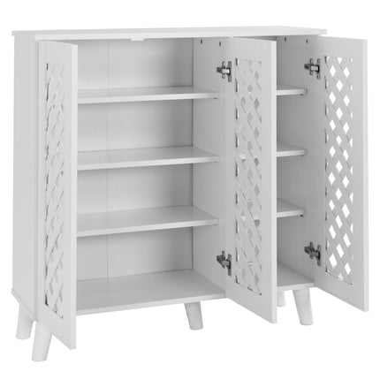 Essentials -3 Door Shoe Cabinet Stylish & Practical Storage
