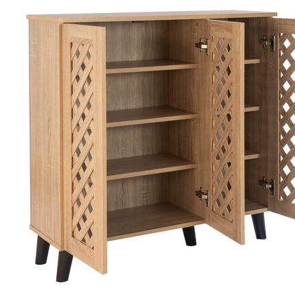 Essentials -3 Door Shoe Cabinet Stylish & Practical Storage