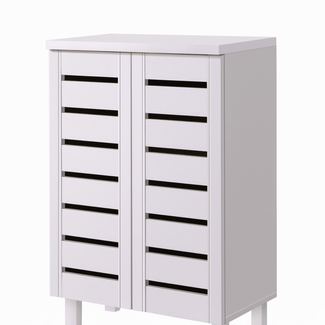 Essentials - Contemporary 2 Door Storage Cabinet