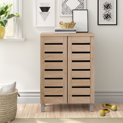 Essentials - Contemporary 2 Door Storage Cabinet