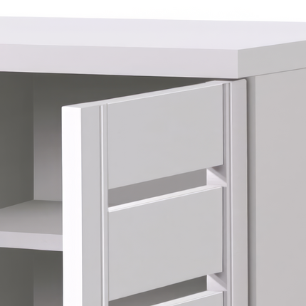 Essentials - Contemporary 2 Door Storage Cabinet