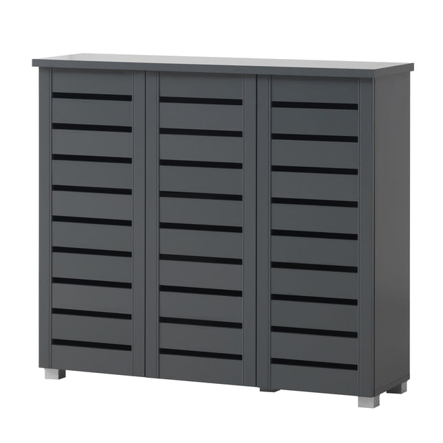 Essentials - Contemporary 3 Door Storage Cabinet