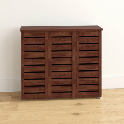 Essentials - Contemporary 3 Door Storage Cabinet
