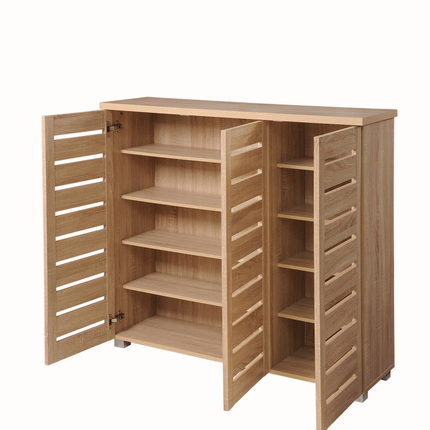 Essentials - Contemporary 3 Door Storage Cabinet