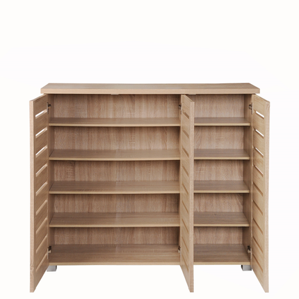 Essentials - Contemporary 3 Door Storage Cabinet