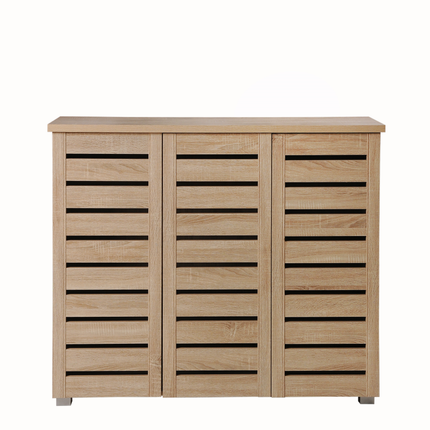 Essentials - Contemporary 3 Door Storage Cabinet