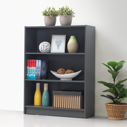 Essentials - Low Wide Bookcase
