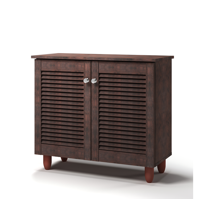 Essentials - Modern 2 Door Shoe Cabinet