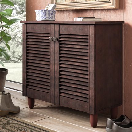 Essentials - Modern 2 Door Shoe Cabinet