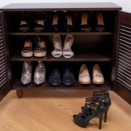 Essentials - Modern 2 Door Shoe Cabinet