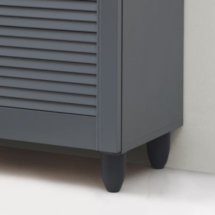 Essentials - Modern 2 Door Shoe Cabinet