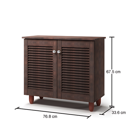 Essentials - Modern 2 Door Shoe Cabinet