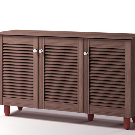 Essentials - Modern 3 Door Shoe Cabinet