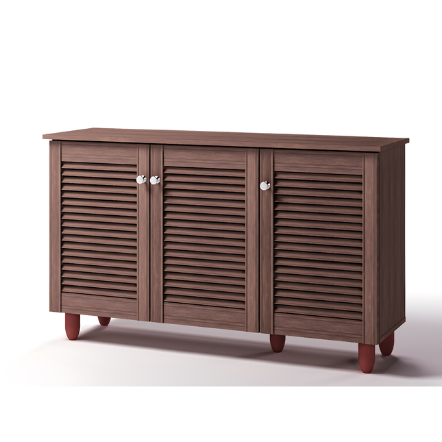 Essentials - Modern 3 Door Shoe Cabinet