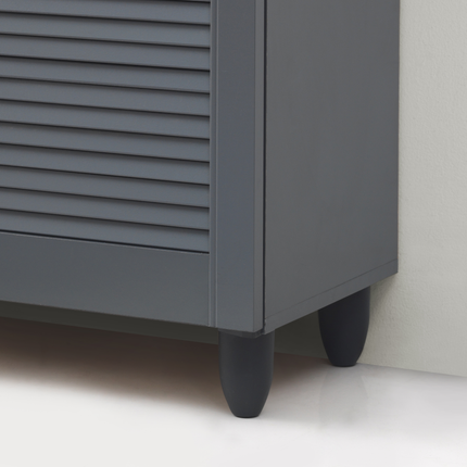 Essentials - Modern 3 Door Shoe Cabinet