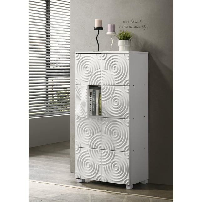 Essentials - Stylish And Functional 8 Door Storage Cabinet