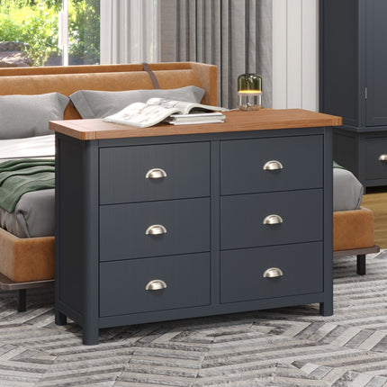 Highland Home - 3+3 Drawer Chest