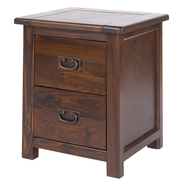 Highland Home - Bedside Cabinet - 2 Drawer