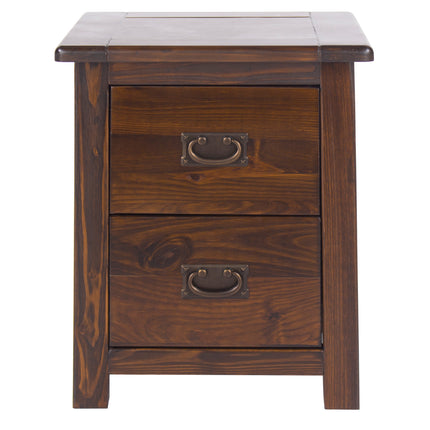 Highland Home - Bedside Cabinet - 2 Drawer