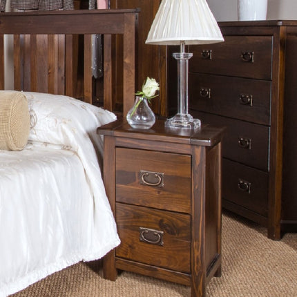 Highland Home - Petite Bedside Cabinet - 2 Drawer