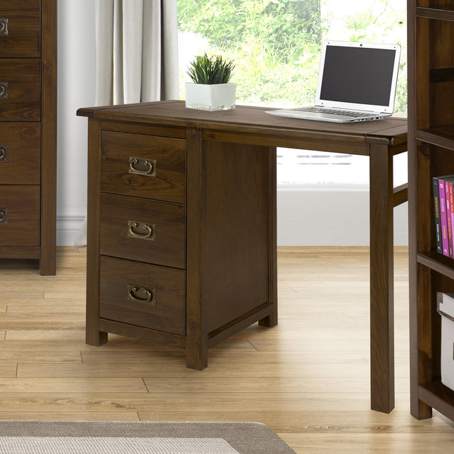 Highland Home - Single Pedestal Dressing Table