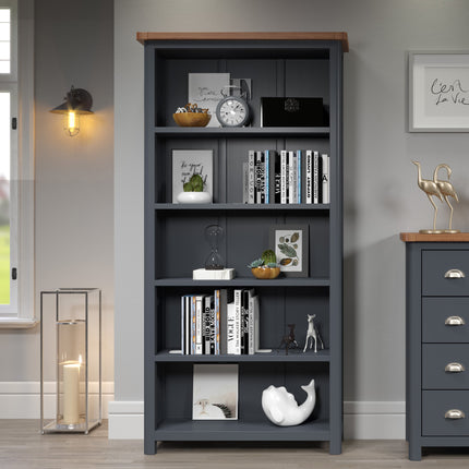 Highland Home - Tall Bookcase - 4 Shelf Design