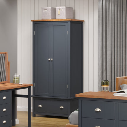 Highland Home - Wardrobe - 2 Door 1 Drawer