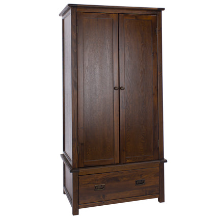 Highland Home - Wardrobe - 2 Door 1 Drawer