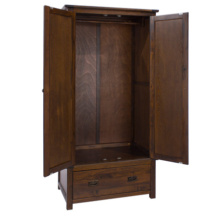 Highland Home - Wardrobe - 2 Door 1 Drawer