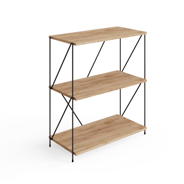 Leyo - 3 Tier Bookcase