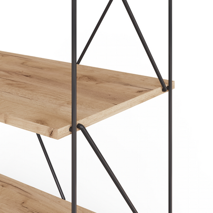 Leyo - 6 Tier Bookcase Storage Unit