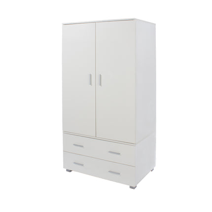 Lido - 2 Door, 2 Drawer Wardrobe 