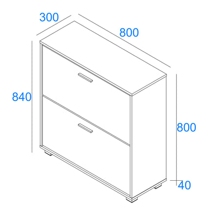 Lido - 2 Door Shoe Cabinet