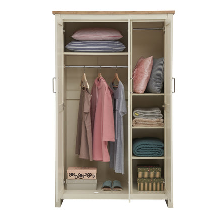 Lisbon - 2-Piece Set - 3-Door Wardrobe & 4 Drawer Chest