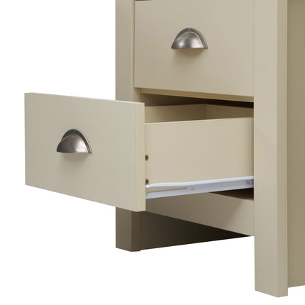 Lisbon - 2-Piece Set - 7 Drawer Chest & 2-Drawer Bedside Table