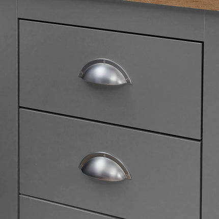 Lisbon - 3-Piece Bedroom Set - 2 Door Wardrobe, Chest of Drawers & Bedside Table 