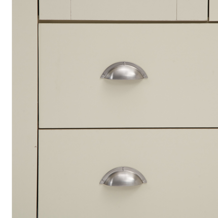 Lisbon - 3-Piece Set - 2 Door Wardrobe, 7 Drawer Chest & Bedside Table 