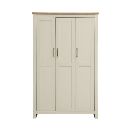 Lisbon - 3-Piece Set - 3 Door Wardrobe, 7 Drawer Chest & 2 Drawer Bedside Table 