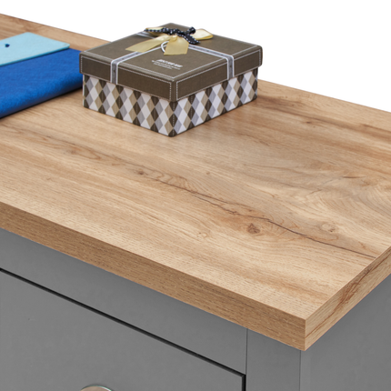 Lisbon - 5 Drawer Desk