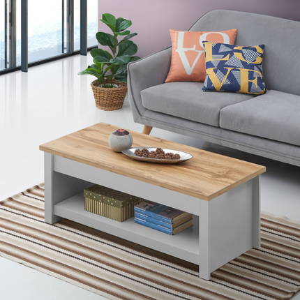 Lisbon - Lift Up Coffee Table Light - Grey