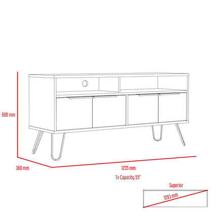 Modern Living - 4-Door Wide Screen TV Unit
