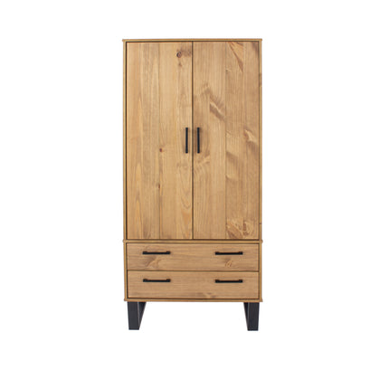 Modern Living - Compact 2 Door 2 Drawer Wardrobe