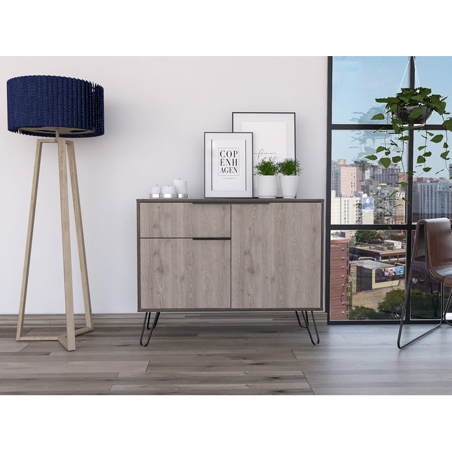 Modern Living - Compact Sideboard - Bleached Oak Effect