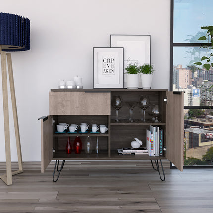 Modern Living - Compact Sideboard - Bleached Oak Effect