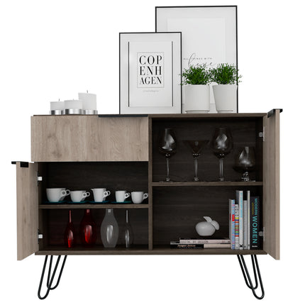 Modern Living - Compact Sideboard - Bleached Oak Effect