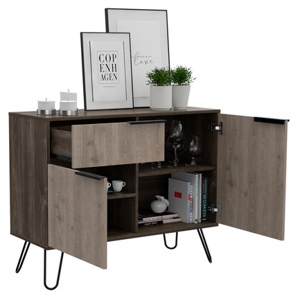 Modern Living - Compact Sideboard - Bleached Oak Effect
