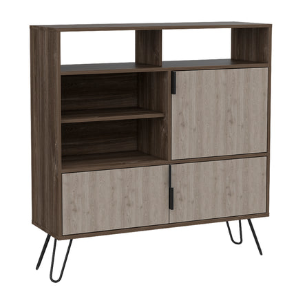 Modern Living - High Sideboard - Smoked Oak Effect