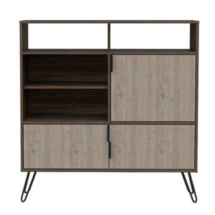 Modern Living - High Sideboard - Smoked Oak Effect