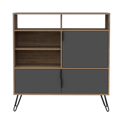 Modern Living - High Sideboard - Smoked Oak Effect
